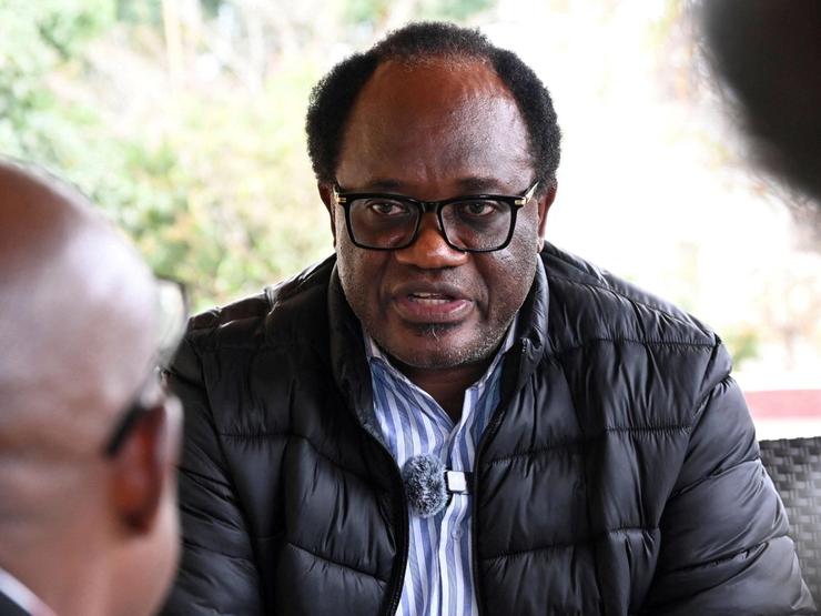 Zambian opposition leader Brian Mundubile.