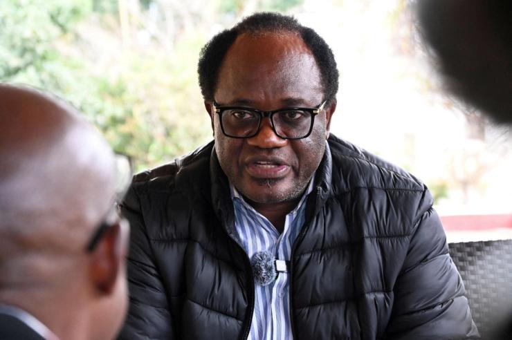 Zambian opposition leader Brian Mundubile.