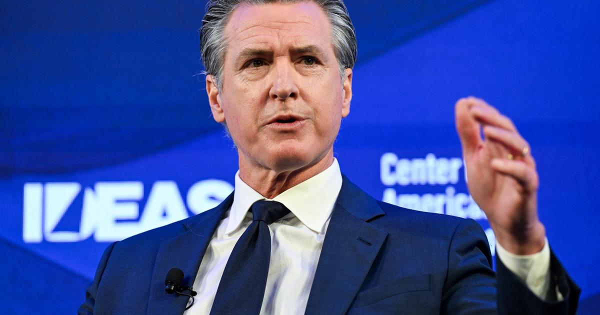 Gavin Newsom treads the line